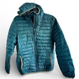 Women's Teal Green Stillwater Supply Co Quilted Puffer Jacket - Size Medium